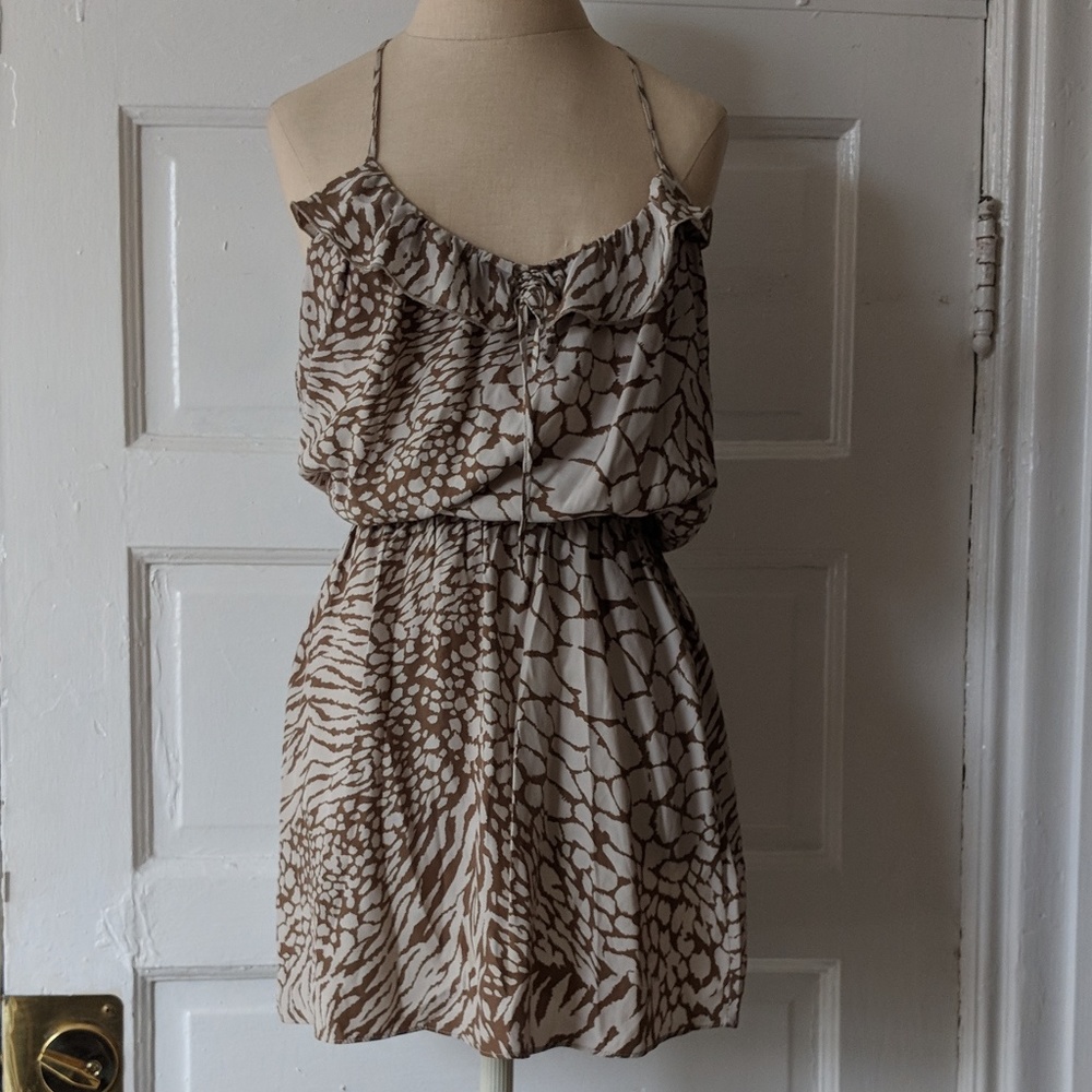 Parker silk print dress